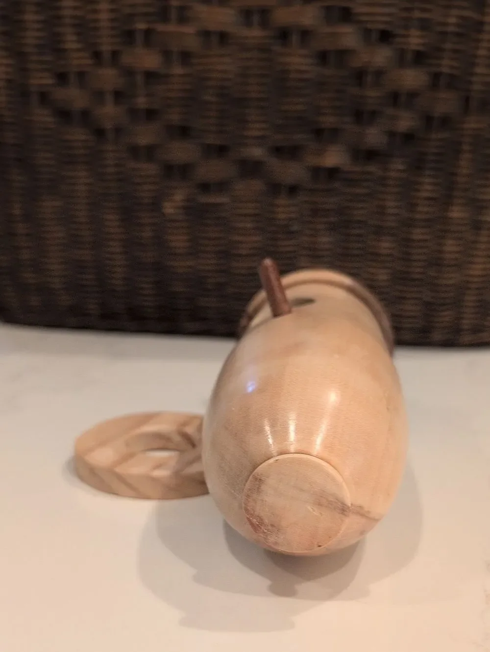 Natural Wood 2-Tone Hummingbird Bird House Handmade